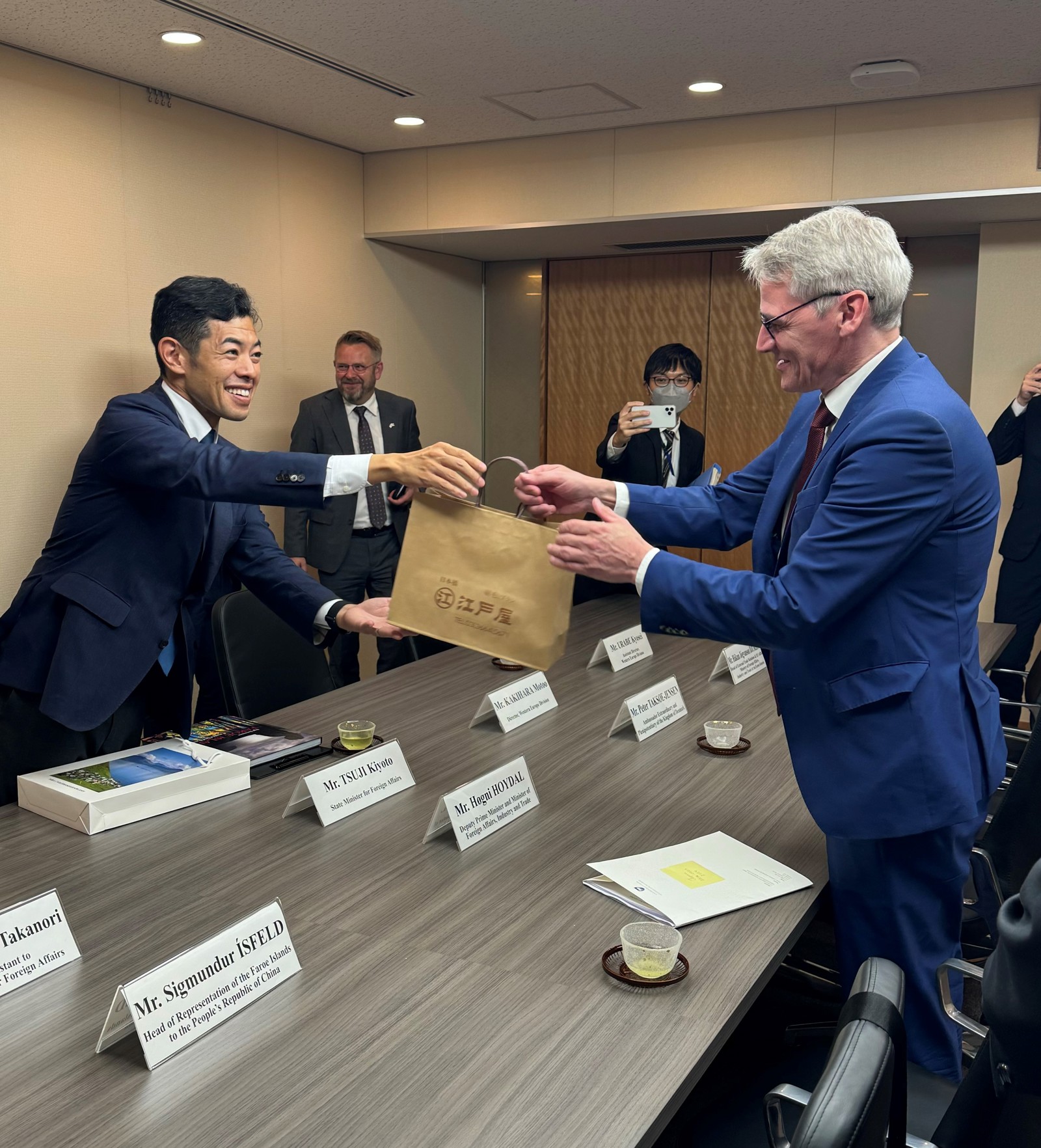 Góð útlit fyri styrktum samstarvi millum Føroyar og Japan