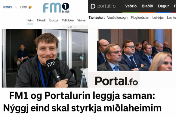 FM1 og Portalurin leggja saman: Nýggj eind skal styrkja føroyska miðlaheimin