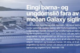 Ítróttarfelagið VB boðar í kvøld frá at børn og ung hjá felagnum fara ikki við Galaxy
