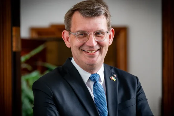 Danski verjumálaráðharrin á vitjan