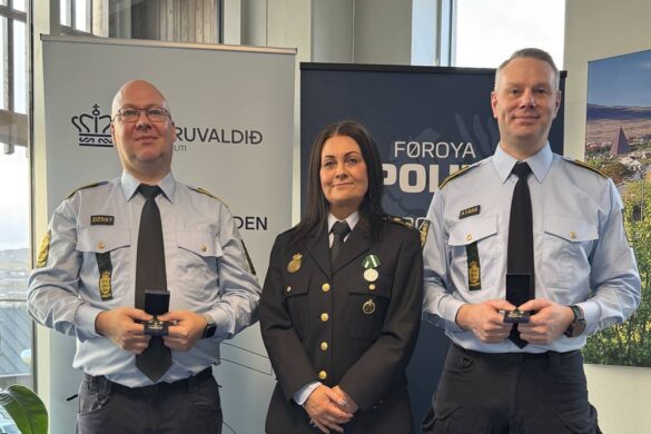 Árligu nýggjársparolurnar hjá Føroya Politi