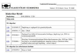 Býráðsskráin 29. januar