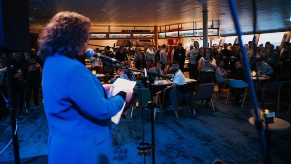 Røða hjá Sirið Stenberg, landsstýriskvinnu, á móttøku umborð á Norrønu 17. januar 2026