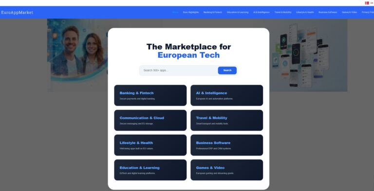 EuroAppMarket: Samlar evropeiska tøkni á einum stað