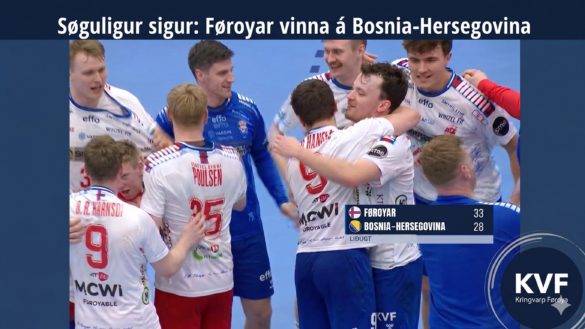 Føroyska manslandsliðið skal til HM