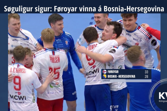 Føroyska manslandsliðið skal til HM
