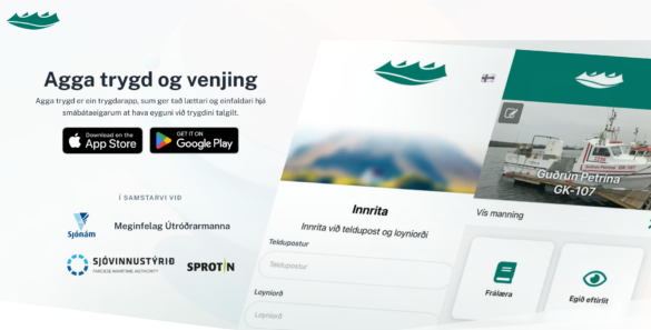 Trygdar-appið Agga er nú tøkt fyri allar føroyskar útróðrarmenn — ókeypis.