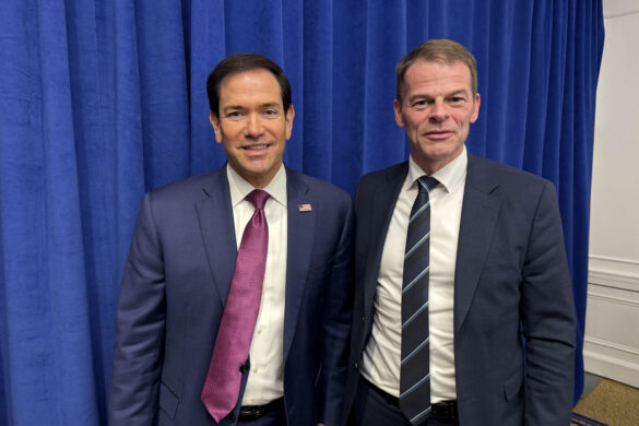 Landsstýrismaðurin á fundi við Marco Rubio og sameindu arktisku uttanríkisráðharrarnar