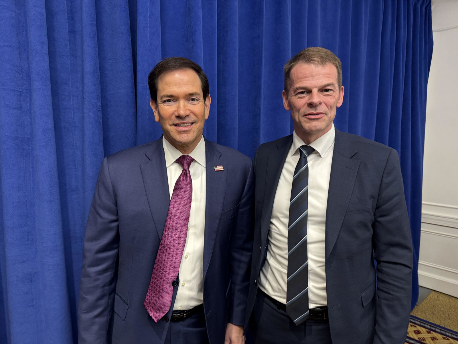 Landsstýrismaðurin á fundi við Marco Rubio og sameindu arktisku uttanríkisráðharrarnar