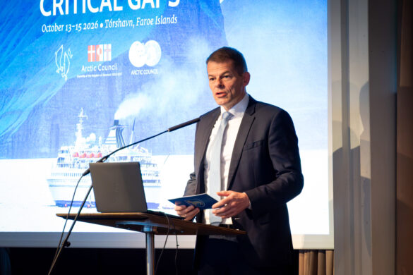 Røða hjá landsstýrismanninum í sambandi við setanina av altjóða ráðstevnuni Cold Seas, Critical Gaps