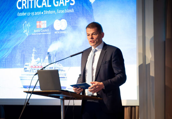 Røða hjá landsstýrismanninum í sambandi við setanina av altjóða ráðstevnuni Cold Seas, Critical Gaps